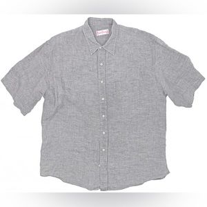 The Santa Fe Country Store Inc. VTG U.S.A. Made 100% Fine Linen Shirt Men's XL